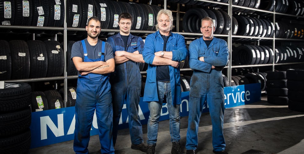 Het team van Nauta Bandenservice